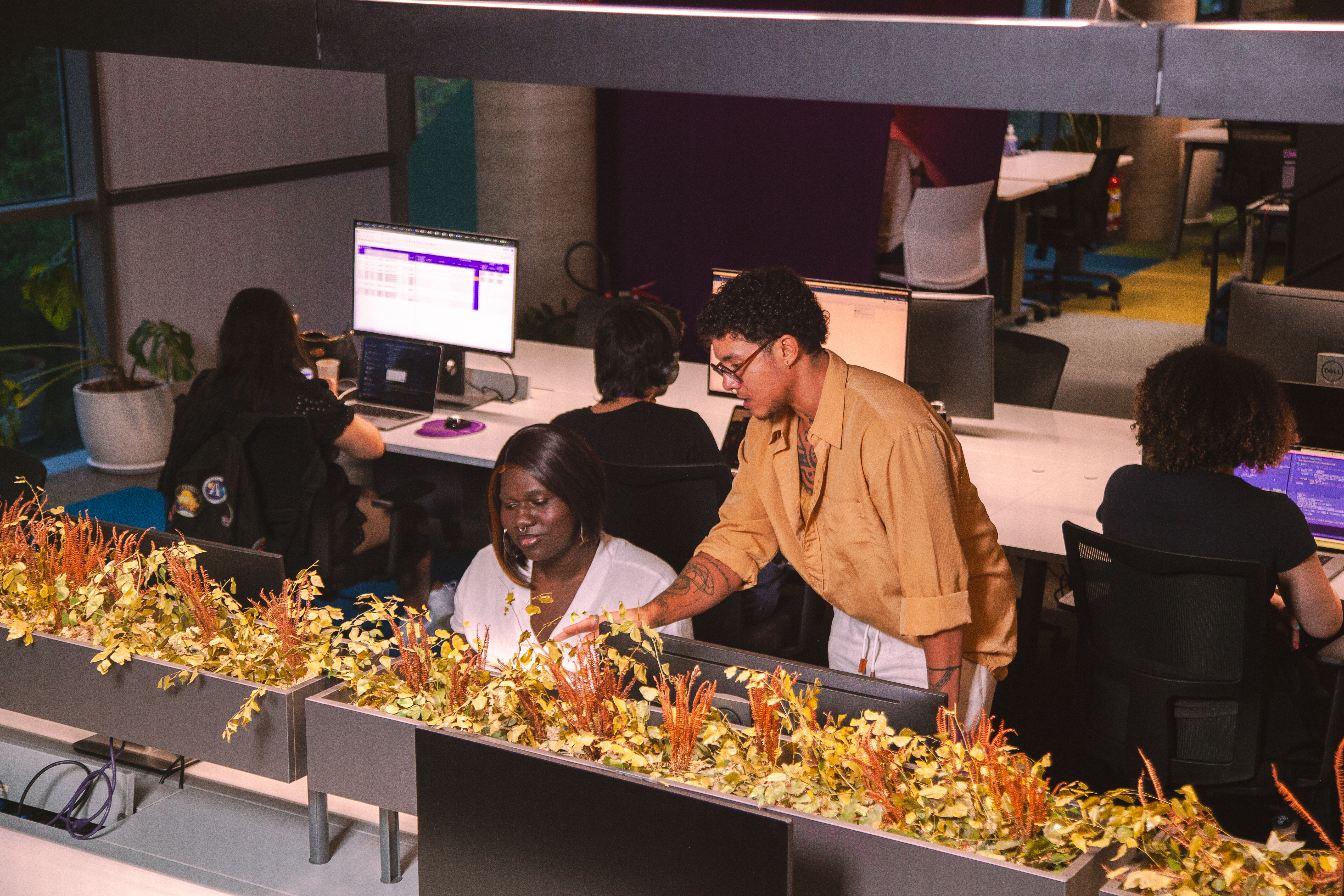 Nubankers working at Nu Office